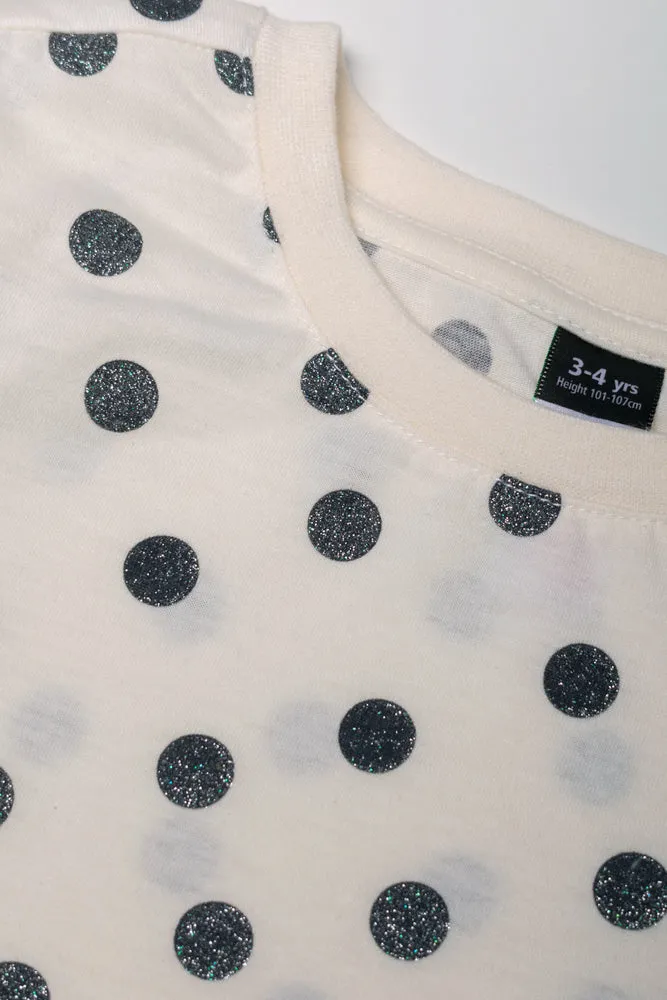 Spot Pinafore Set Black sold by Ackermas product image thumbnail 4