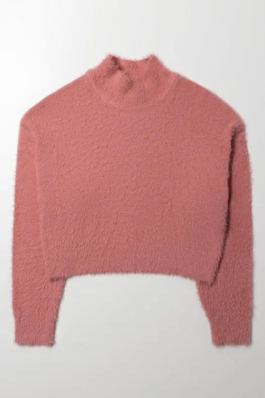 High Neck Fluffy Jersey Pink sold by Ackermas