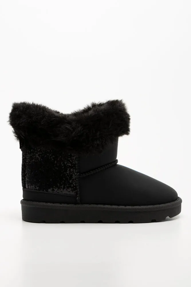 Fur Comfy Boots Black sold by Ackermas product image thumbnail 2