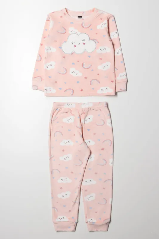 Cloud Pyjamas Set Pink sold by Ackermas