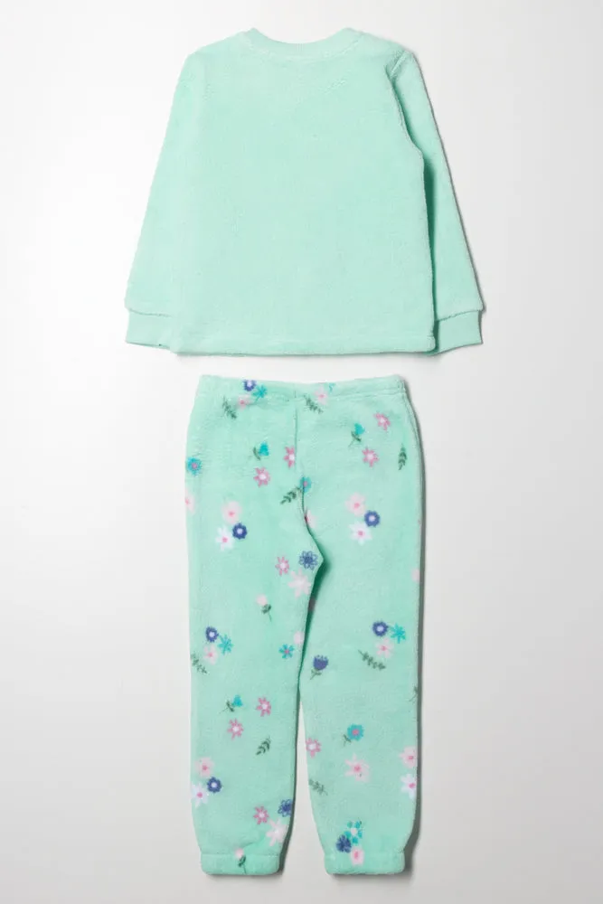 Fleece Bunny Pyjamas Green sold by Ackermas product image thumbnail 4