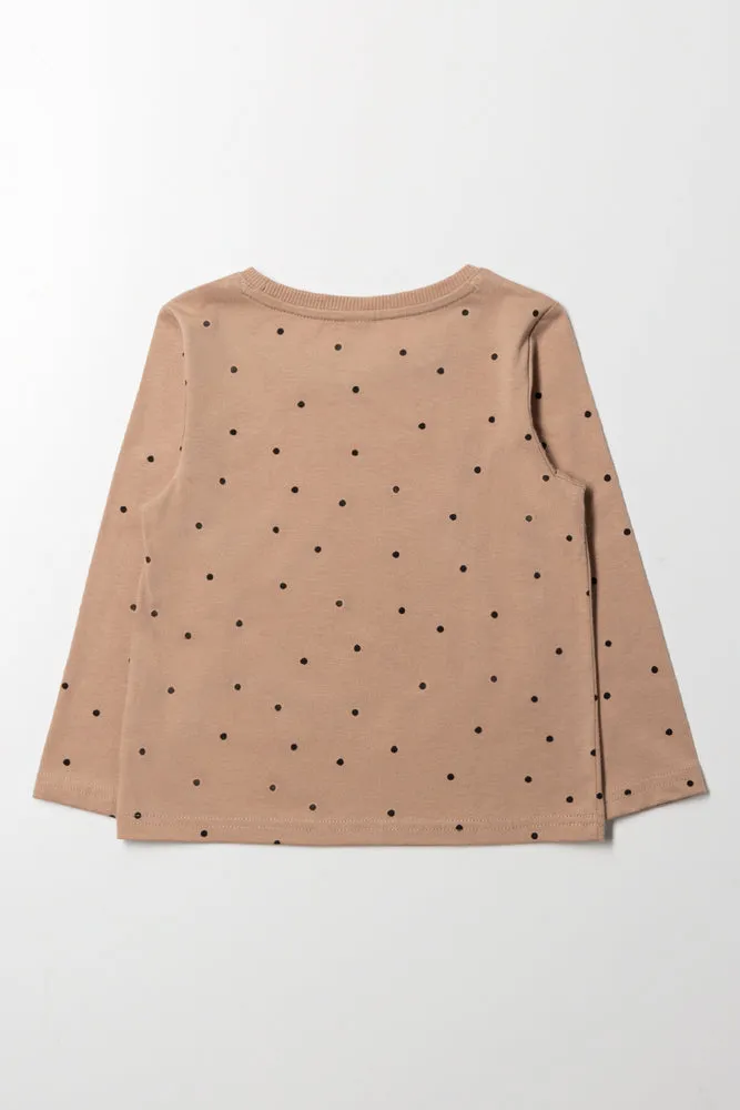 Dog Long Sleeve T-Shirt Natural sold by Ackermas product image thumbnail 3