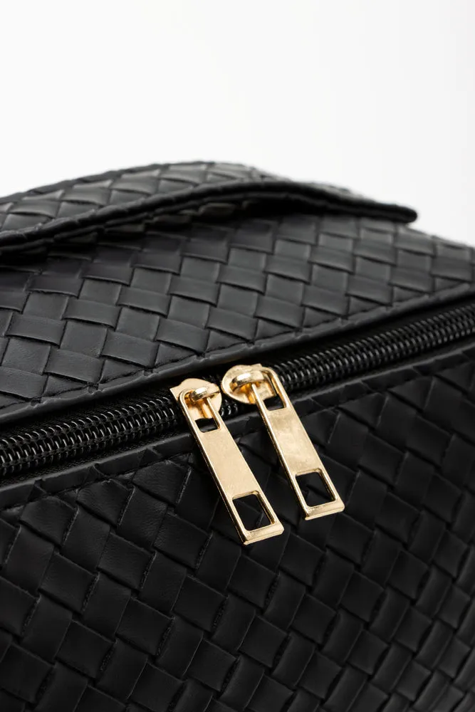 Plaited Toiletry Bag Black sold by Ackermas product image thumbnail 4