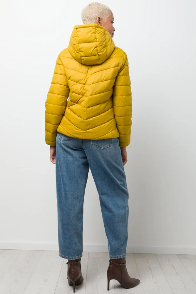 Hooded Puffer Jacket Yellow sold by Ackermas product image thumbnail 3