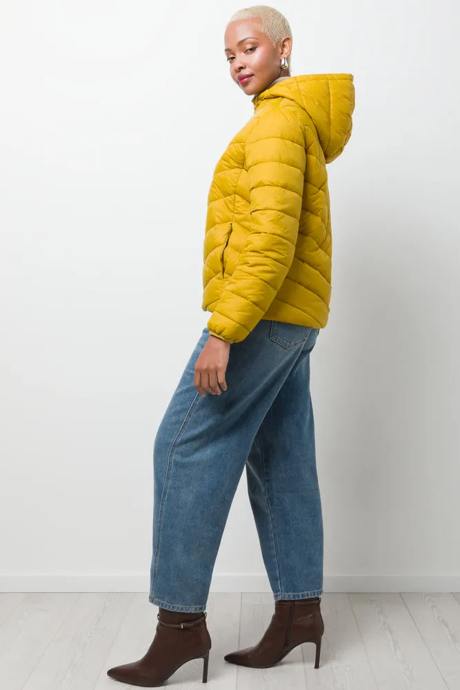 Hooded Puffer Jacket Yellow sold by Ackermas product image thumbnail 2