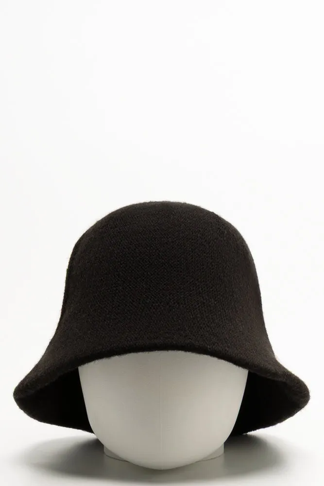 Fluffy Bucket Hat Black sold by Ackermas