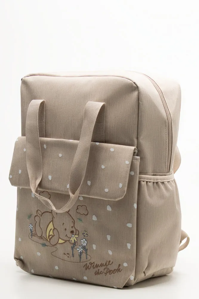 Winnie The Pooh Backpack Nappy Bag Natural sold by Ackermas product image thumbnail 2