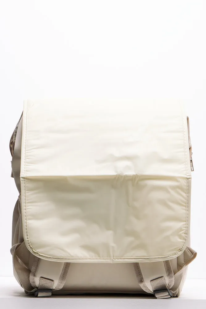 Upper Handle Backpack Nappy Bag Natural sold by Ackermas product image thumbnail 4