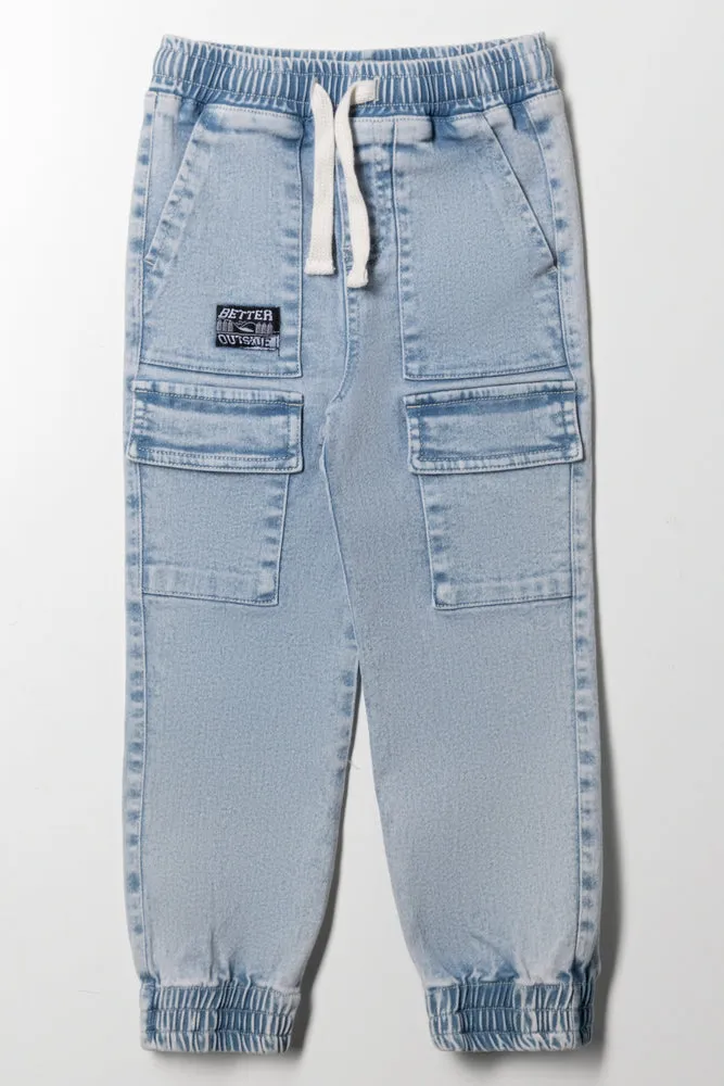 Cargo Pants Light Blue sold by Ackermas