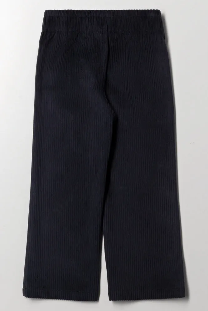 Flower Pocket Corduroy Pants Dark Grey sold by Ackermas product image thumbnail 3
