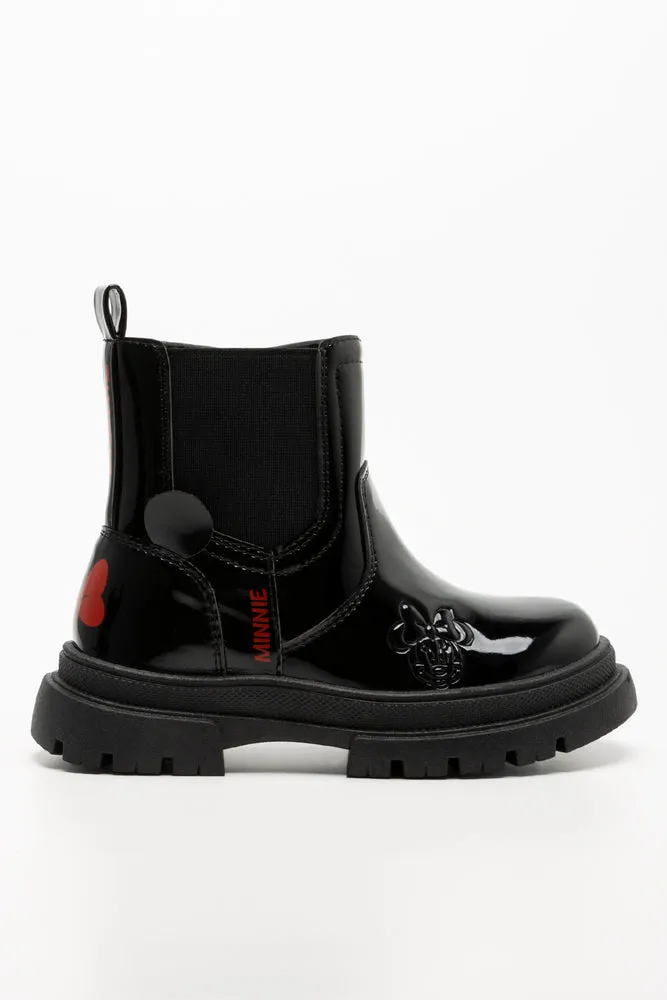 Minnie Mouse Chelsea Boots Black sold by Ackermas product image thumbnail 2