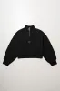 Quarter Zip Tracktop Black sold by Ackermas