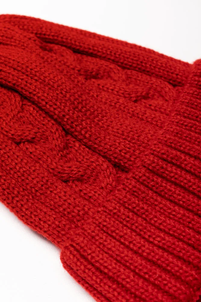 Beanie And Gloves Set Red sold by Ackermas product image thumbnail 2