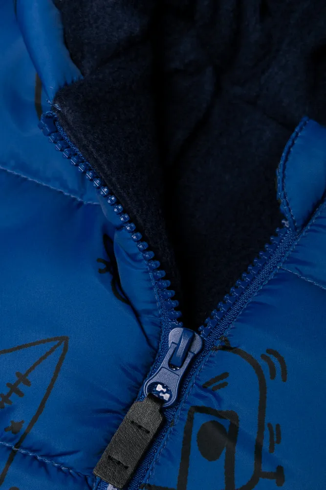 Transport Quilted Puffer Jacket Blue sold by Ackermas product image thumbnail 2