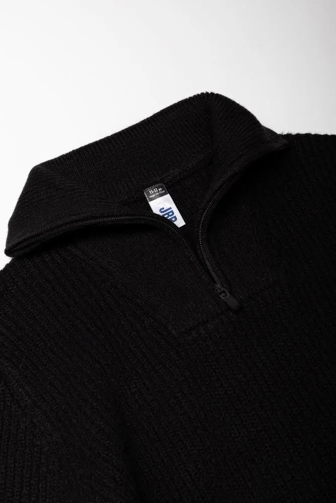 Quarter Zip Jersey Black sold by Ackermas product image thumbnail 2