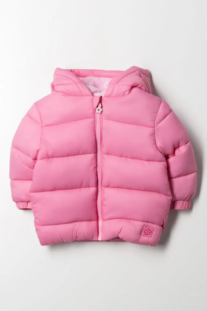 Puffer Jacket Pink sold by Ackermas