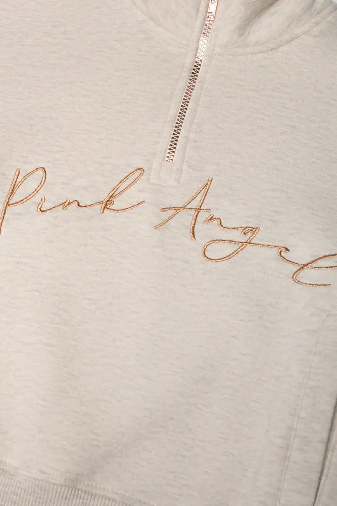 Quarter Zip Tracktop Natural sold by Ackermas product image thumbnail 2