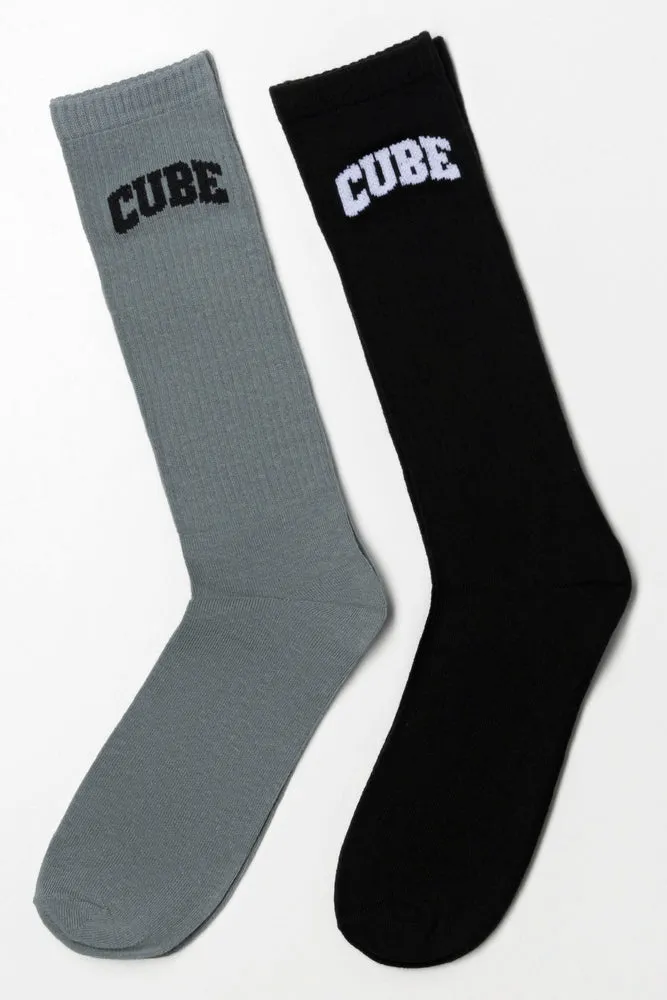 2 Pack Socks Light Grey And Black sold by Ackermas
