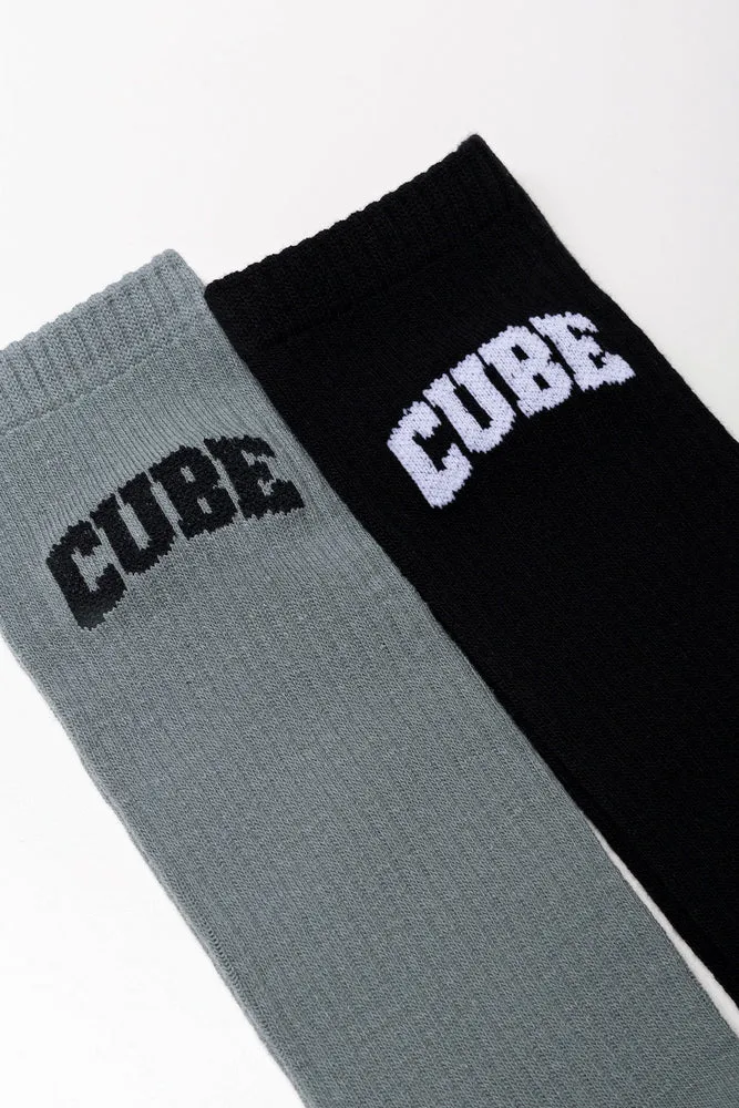 2 Pack Socks Light Grey And Black sold by Ackermas product image thumbnail 2