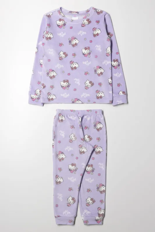 Hello Kitty Pyjamas Set  Purple sold by Ackermas