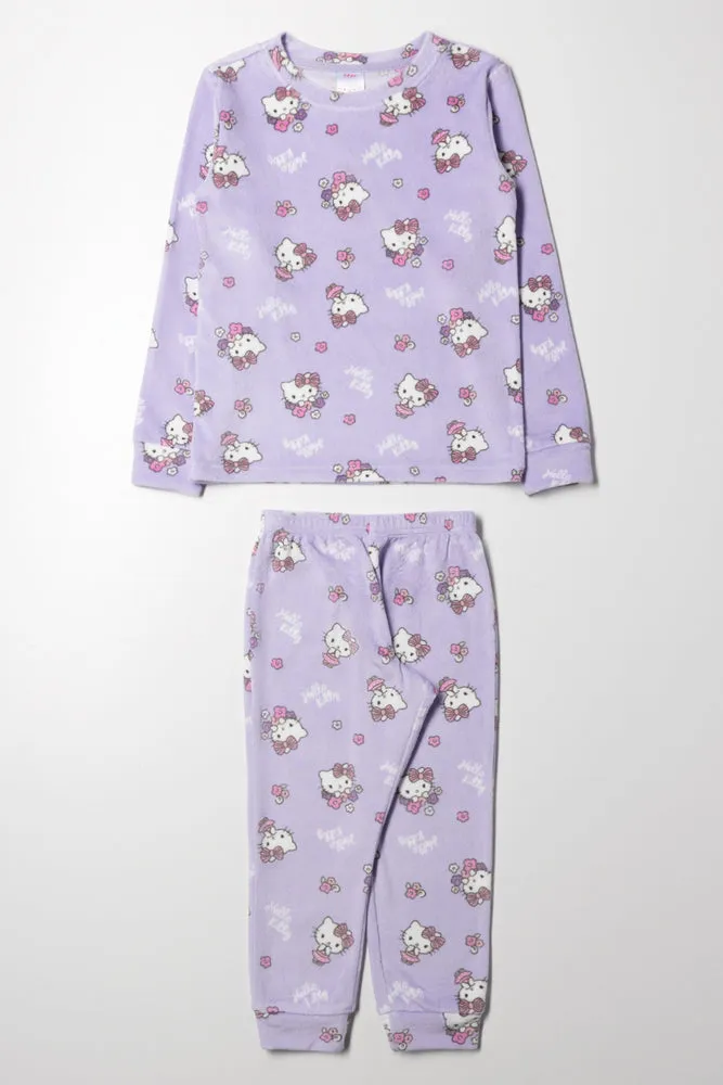 Hello Kitty Pyjamas Set Purple sold by Ackermas