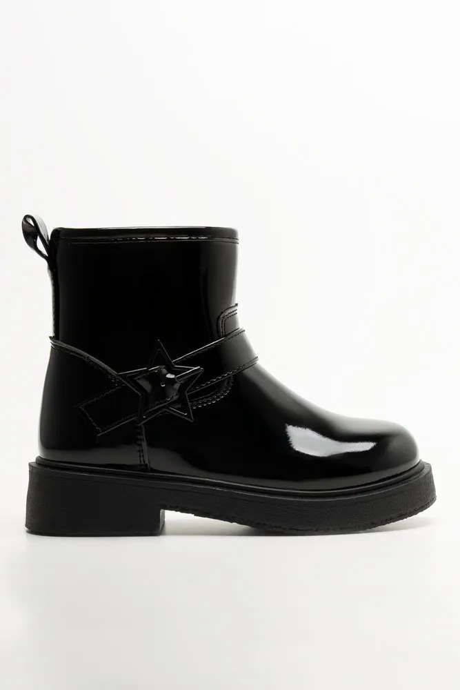 Star Double Strap Boots Black sold by Ackermas product image thumbnail 2