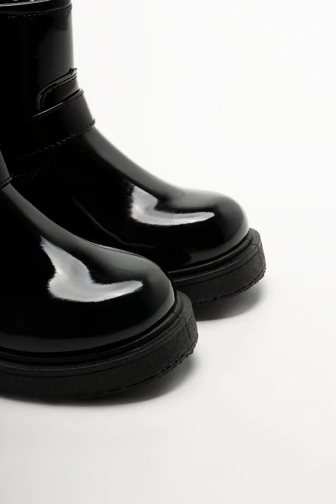 Star Double Strap Boots Black sold by Ackermas product image thumbnail 3