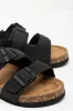 Double Strap Sandals Black sold by Ackermas