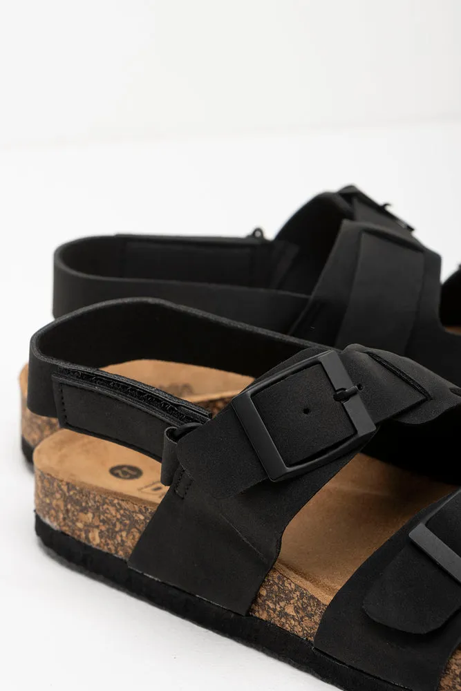 Double Strap Sandals Black sold by Ackermas product image thumbnail 4