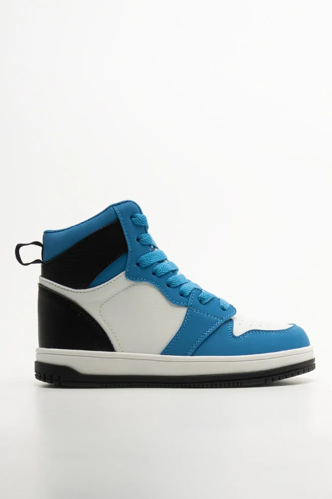 High Top Sneakers Blue sold by Ackermas product image thumbnail 2
