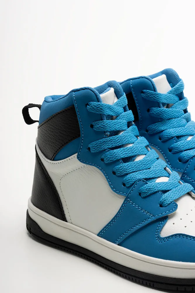 High Top Sneakers Blue sold by Ackermas product image thumbnail 4