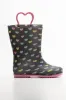 Heart Rainboots Navy sold by Ackermas