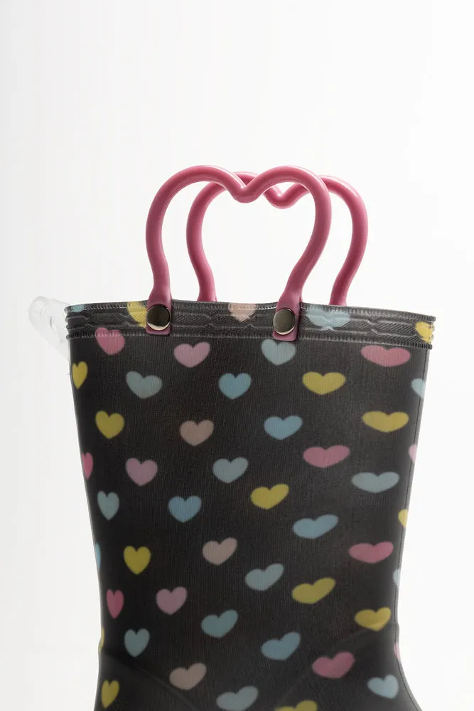 Heart Rainboots Navy sold by Ackermas product image thumbnail 4