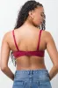 2 Pack Smooth Padded Wirefree Bras Red And Natural sold by Ackermas