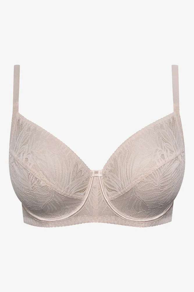 Plus Size 2 Pack Lace Non Padded Underwire Bras Burgundy And Natural sold by Ackermas product image thumbnail 2