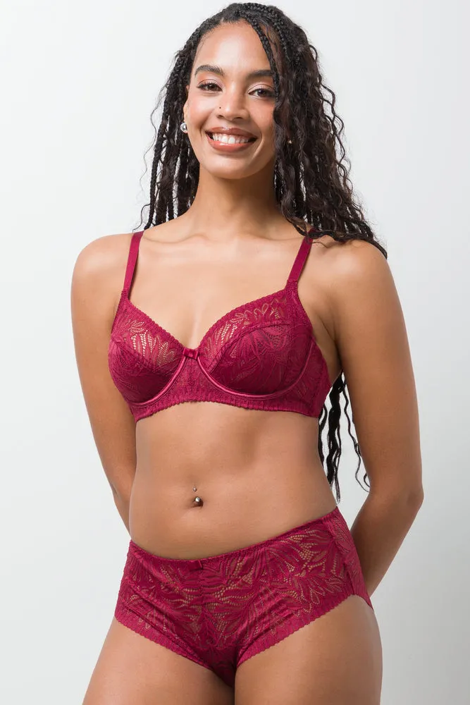 3 Pack Lace Boyleg Burgundy And Natural sold by Ackermas product image thumbnail 2