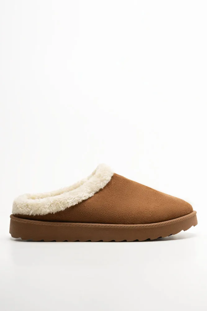 Fur Lined Slippers Natural sold by Ackermas product image thumbnail 2