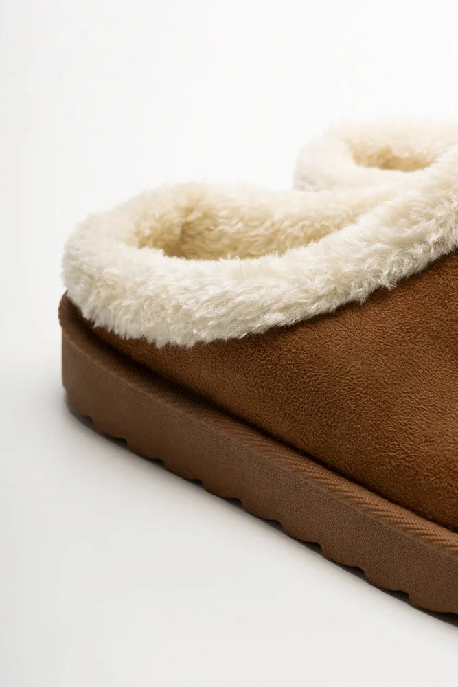 Fur Lined Slippers Natural sold by Ackermas product image thumbnail 4
