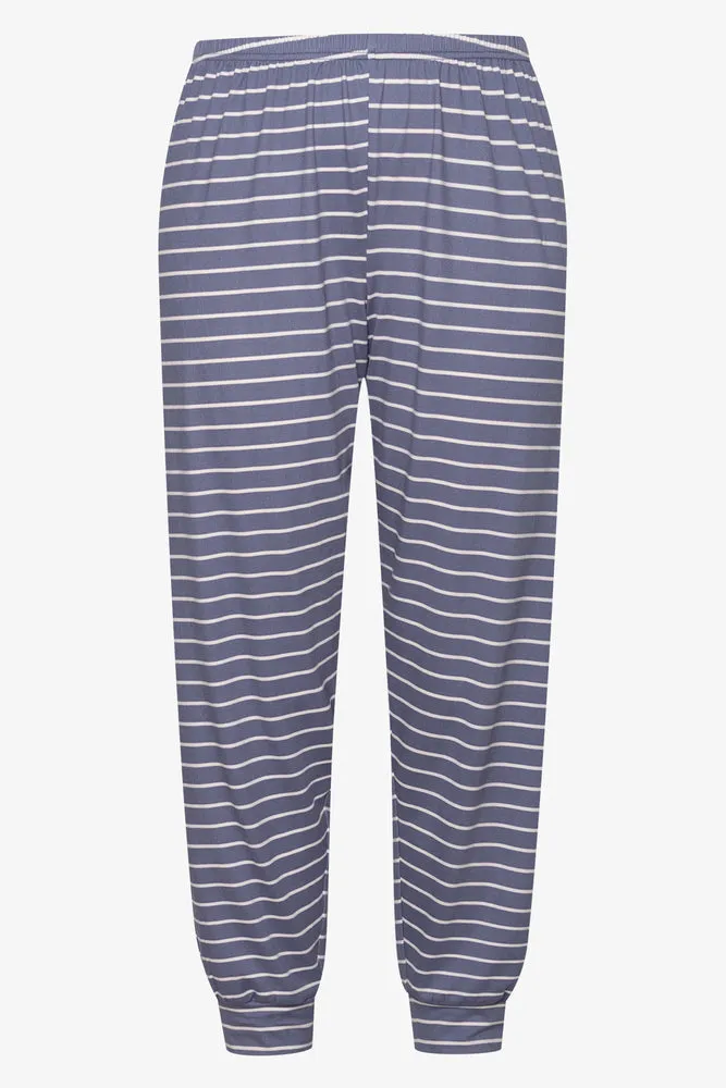 Stripe Long Sleeve Pyjamas Blue sold by Ackermas product image thumbnail 3