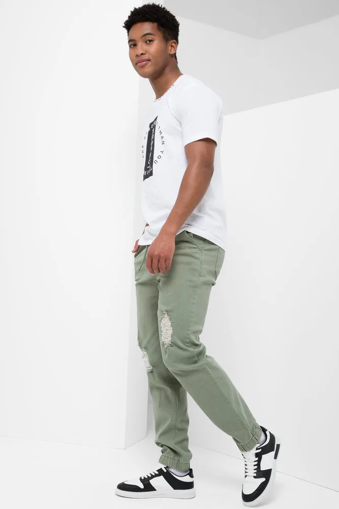 Relaxed Short Sleeve T-Shirt White sold by Ackermas product image thumbnail 2