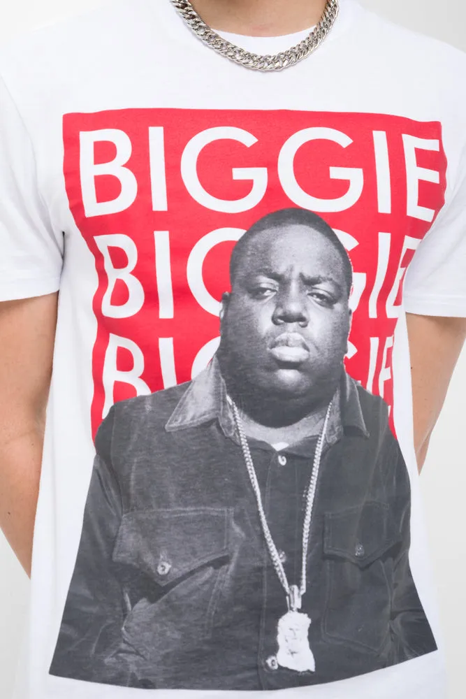 Biggie Short Sleeve T-Shirt White sold by Ackermas product image thumbnail 4