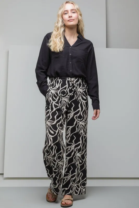 Pull On Pants Black sold by Ackermas