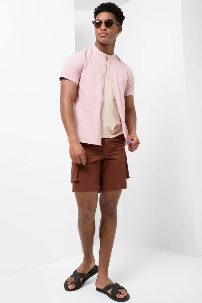 Short Sleeve Shirt Pink sold by Ackermas