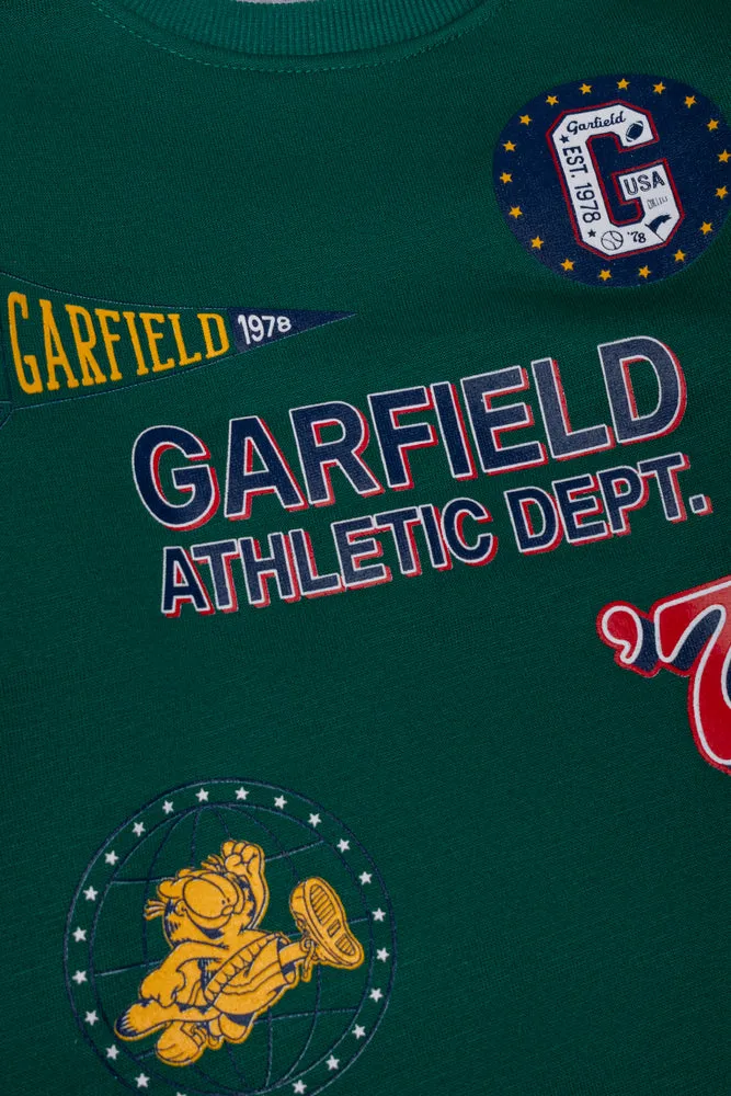 Garfield 2 Pack Crew Neck Tracktops Green And Grey sold by Ackermas product image thumbnail 2