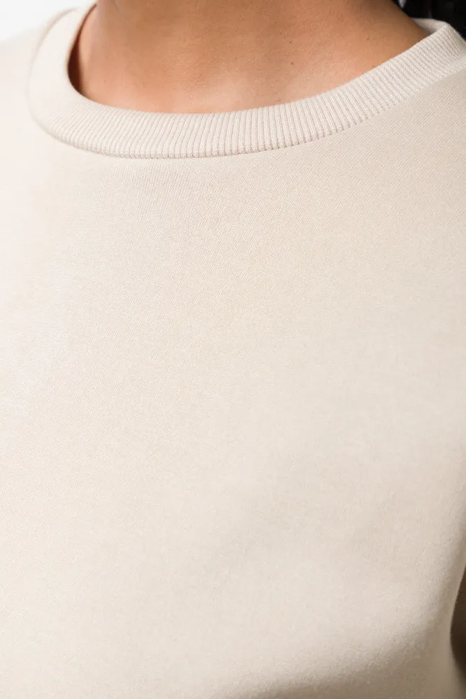 Crew Neck Tracktop Natural sold by Ackermas product image thumbnail 4