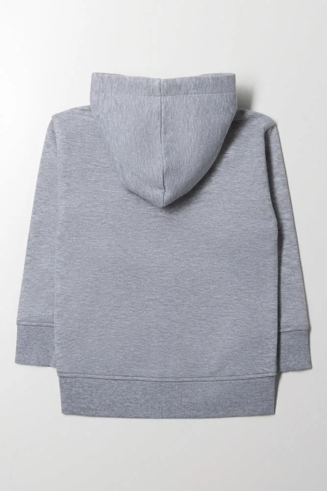 Zip Through Hooded Tracktop Grey sold by Ackermas product image thumbnail 3