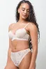 3 Pack Lace Thongs Burgundy And Natural sold by Ackermas