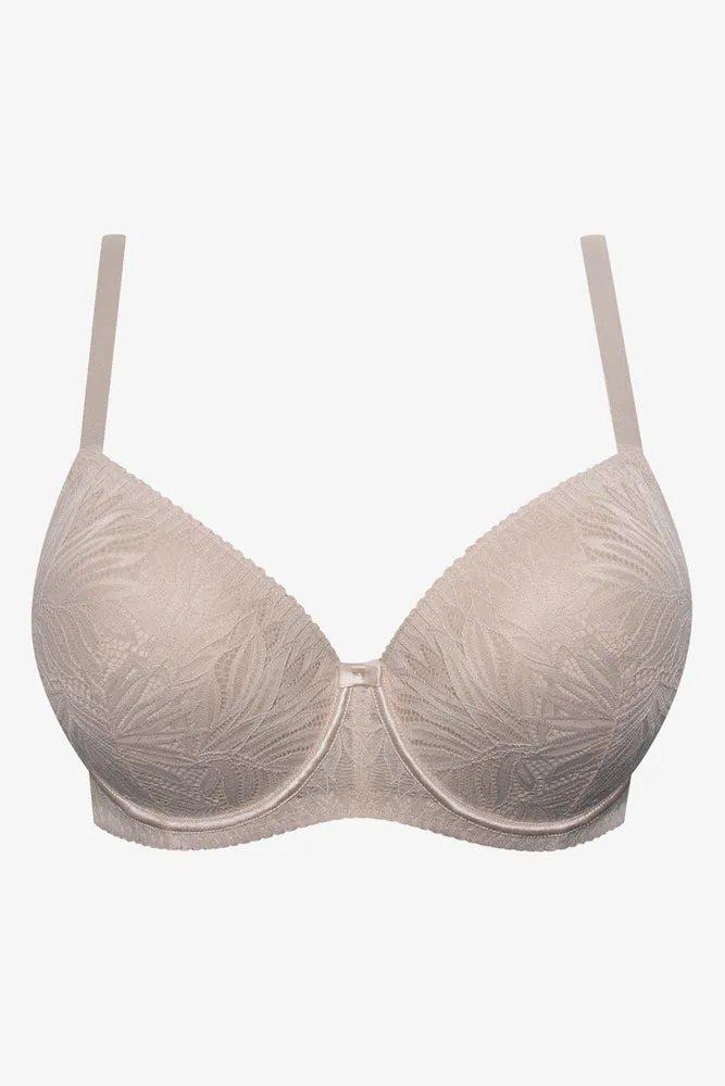 Plus Size 2 Pack Lace Balconette Bras Burgundy And Natural sold by Ackermas product image thumbnail 3