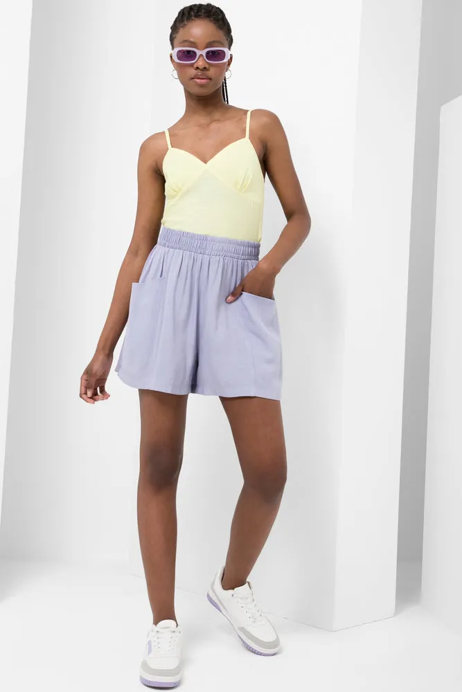 Pull On Shorts Purple sold by Ackermas