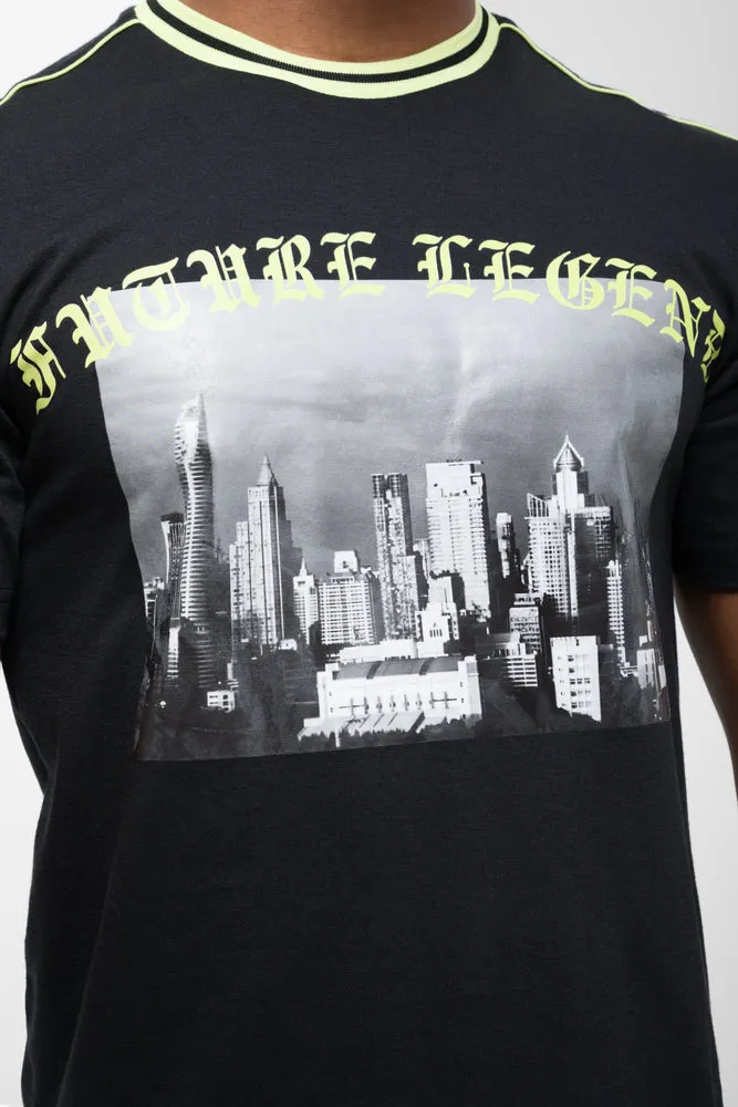 Destination Relaxed Short Sleeve T-Shirt Black sold by Ackermas product image thumbnail 5